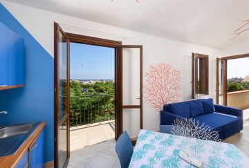 Appartamento primo piano in villa con 5 posti letto